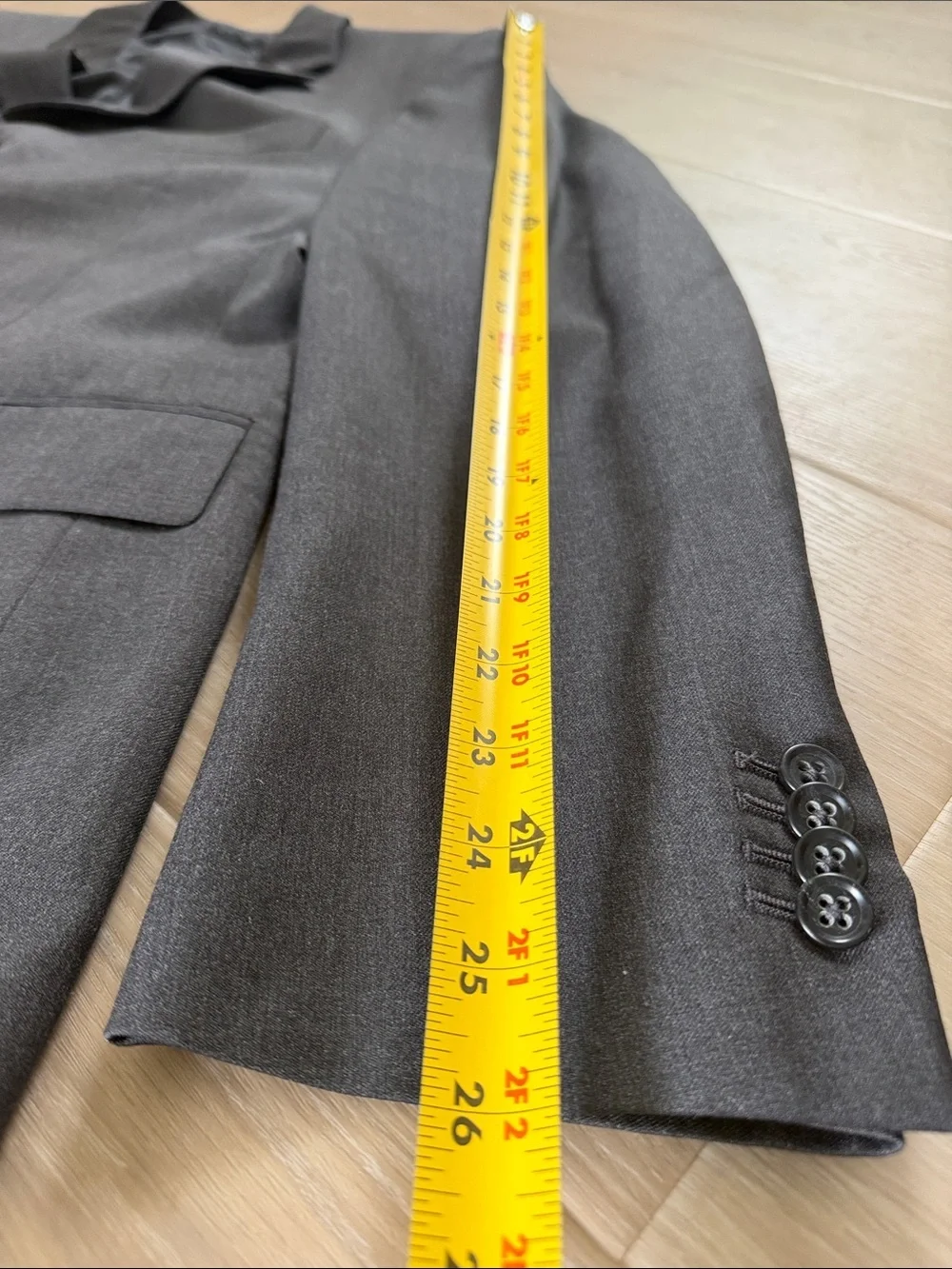 Banana Republic Modern Blazer Men’s 42R Heather Gray Suit Jacket